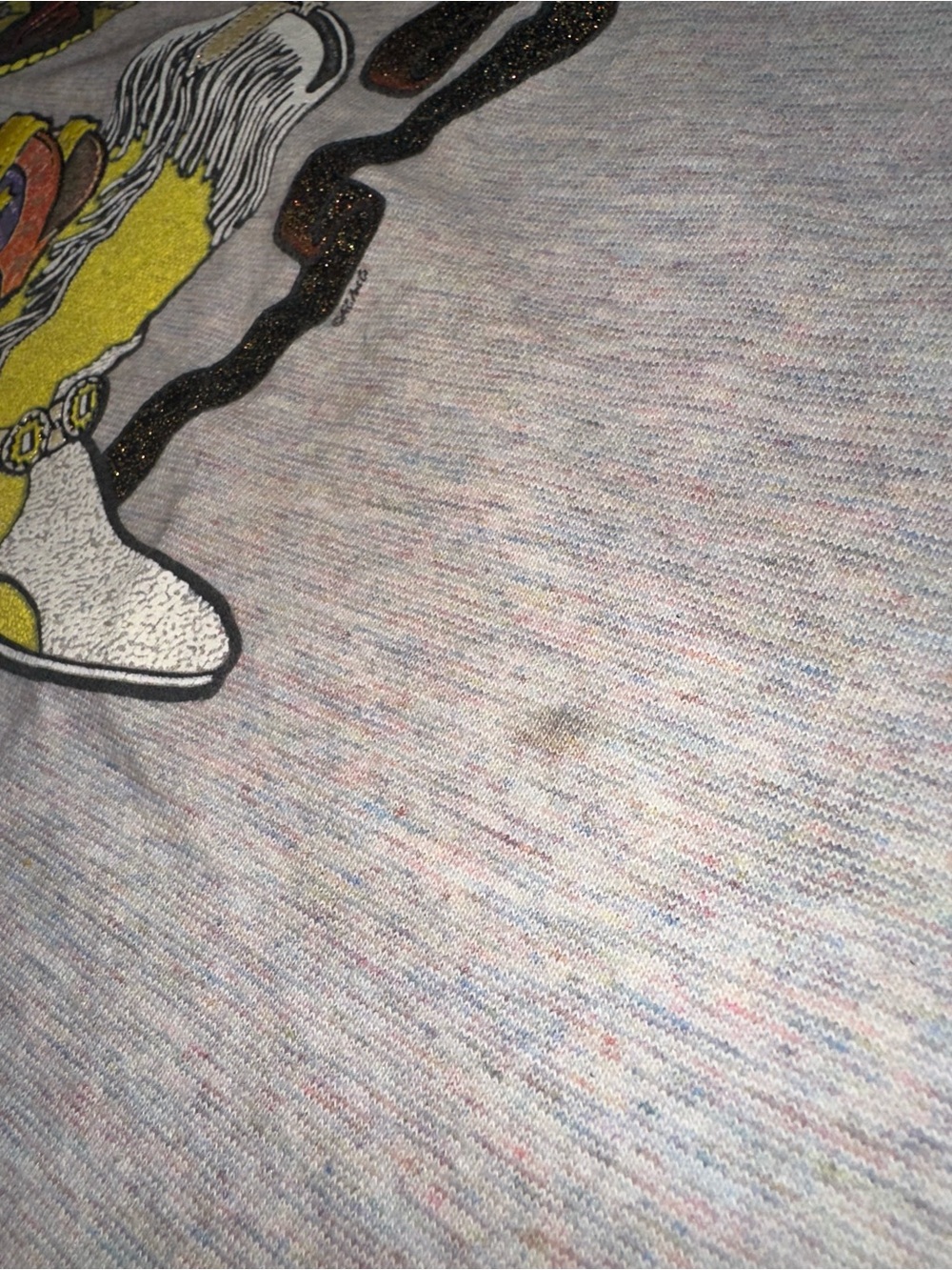 Vtg 90s Nashville Glittery Cotton Tshirt - Picture 10 of 10
